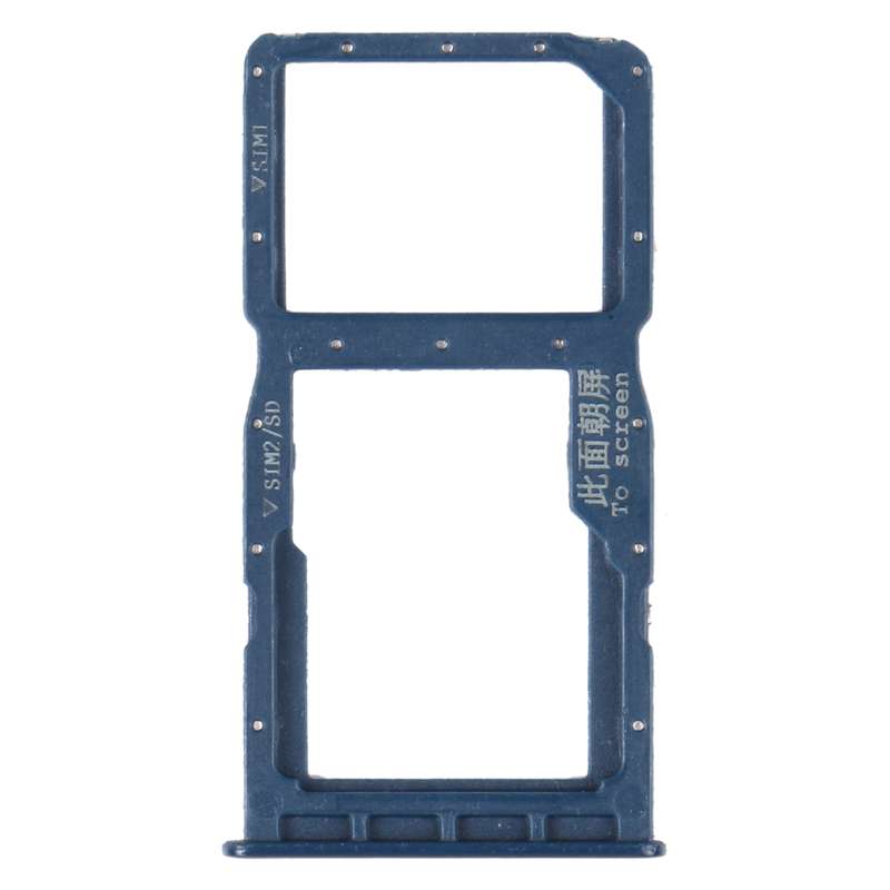 SIM Card Tray + SIM Card Tray / Micro SD Card Tray for Huawei Nova 4e(Black)