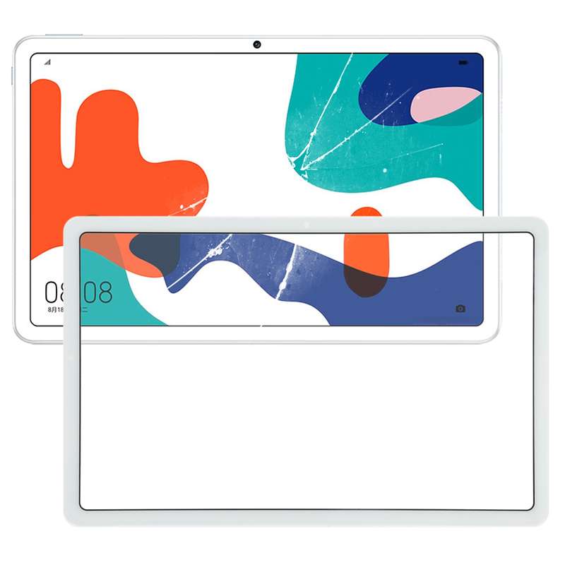 For Huawei MatePad 10.4 BAH3-L09 BAH3-W09 BAH3-W19 BAH3-AL00 Front Screen Outer Glass Lens (White)