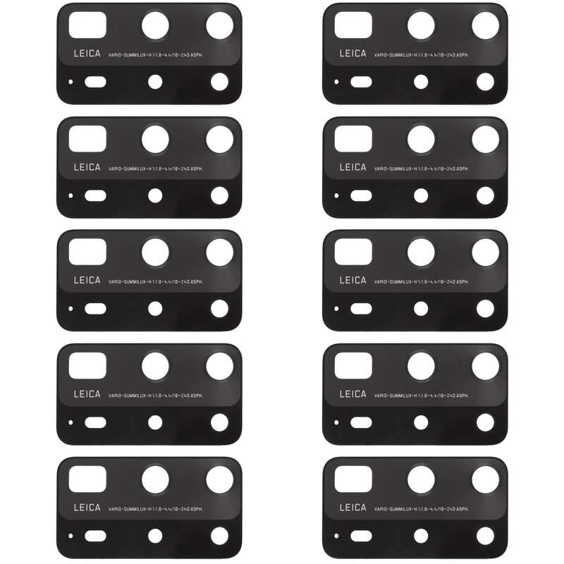 For Huawei P40 Pro+ 10pcs Back Camera Lens
