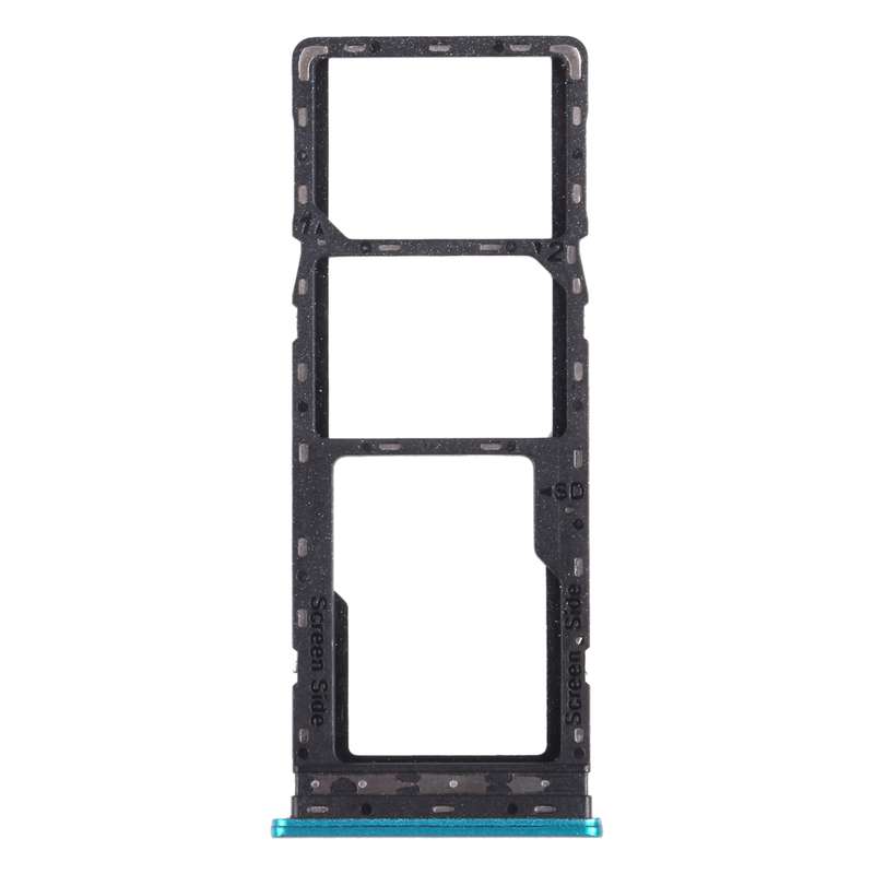 For infinix Hot 9 Play X680 C680B X680C SIM Card Tray + SIM Card Tray + Micro SD Card Tray (Purple)