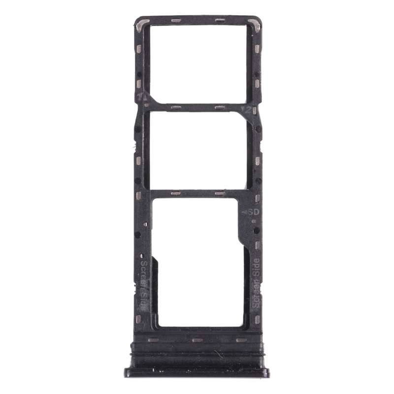 For infinix Smart 5 X657 X657C SIM Card Tray + SIM Card Tray + Micro SD Card Tray (Blue)
