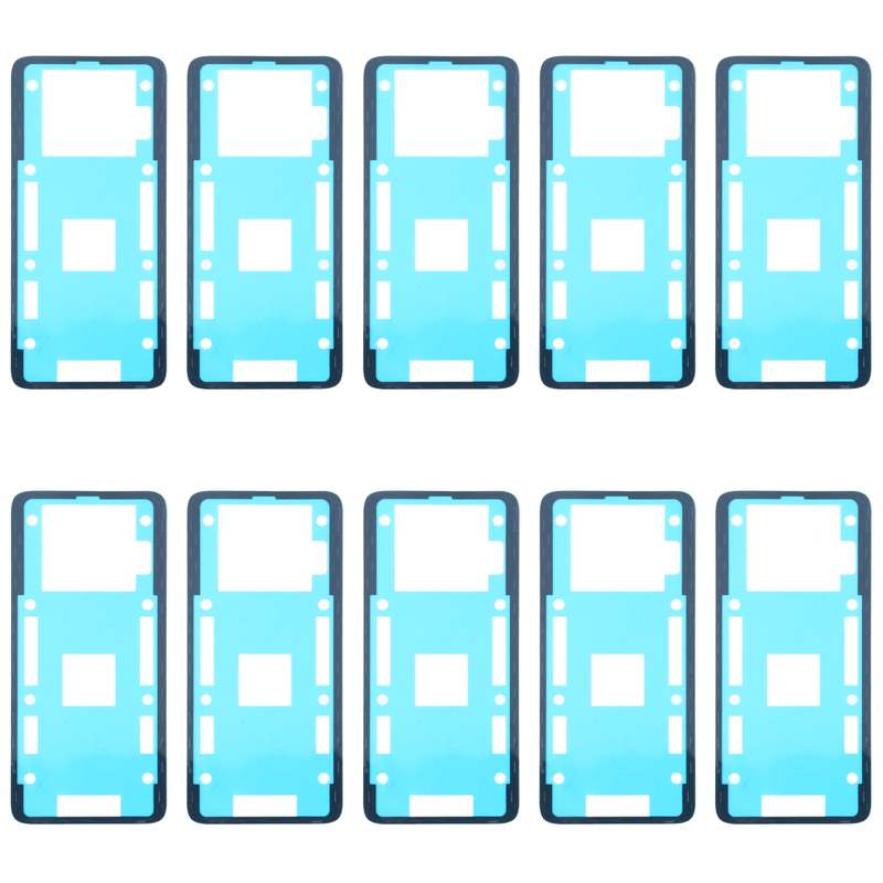 10 PCS Back Housing Cover Adhesive for Xiaomi Redmi Note 9S / Redmi Note 9 Pro(india) / Redmi Note 9