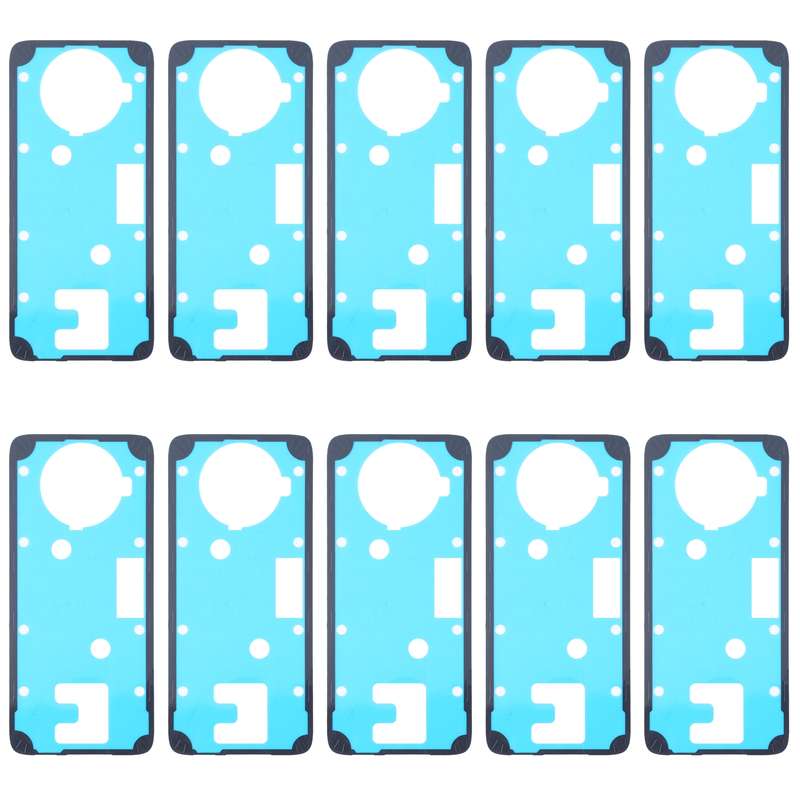 10 PCS Back Housing Cover Adhesive for Xiaomi Redmi Note 9 Pro 5G / Mi 10T Lite 5G