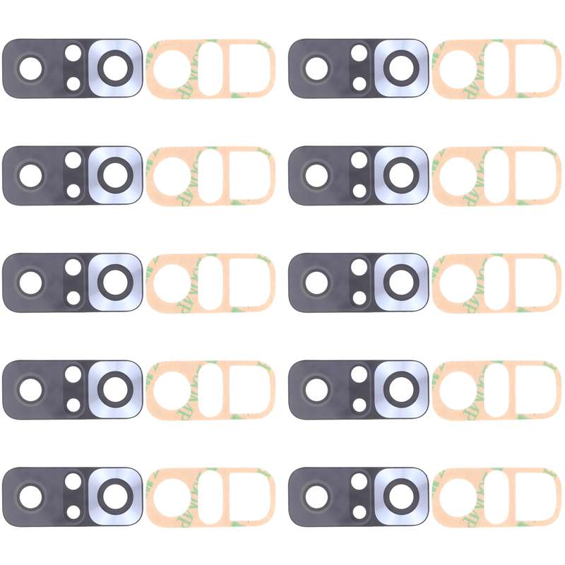 10 PCS Back Camera Lens for Xiaomi Redmi Note 10 Pro (India) / Redmi Note 10 Pro Max / Redmi Note 10