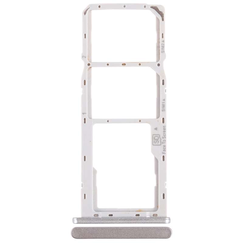 SIM Card Tray + Micro SD Card Tray for Nokia 3.4 TA-1288 TA-1285 TA-1283(Black)