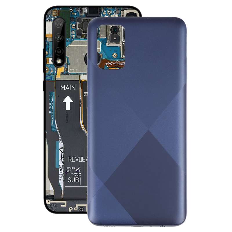 For Samsung Galaxy A02s Battery Back Cover (Black)