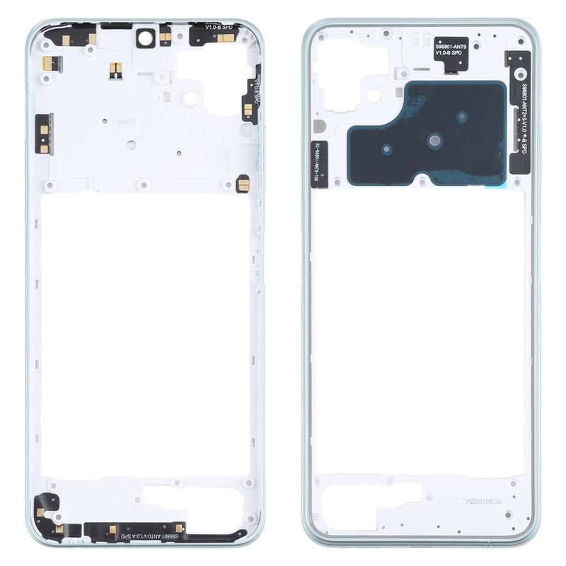For Samsung Galaxy A22 5G Middle Frame Bezel Plate (White)