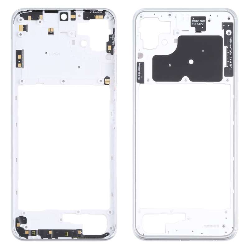 For Samsung Galaxy A22 5G Middle Frame Bezel Plate (White)