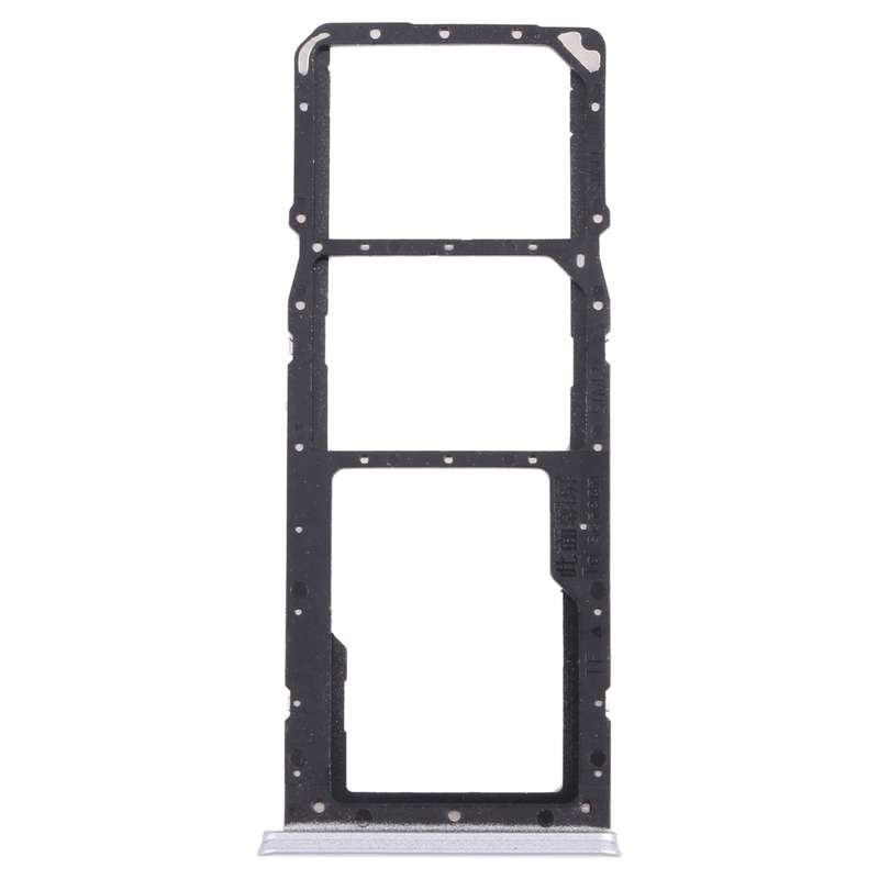For OPPO Realme 7 (Asia) RMX2151, RMX2163 SIM Card Tray + SIM Card Tray + Micro SD Card Tray (White