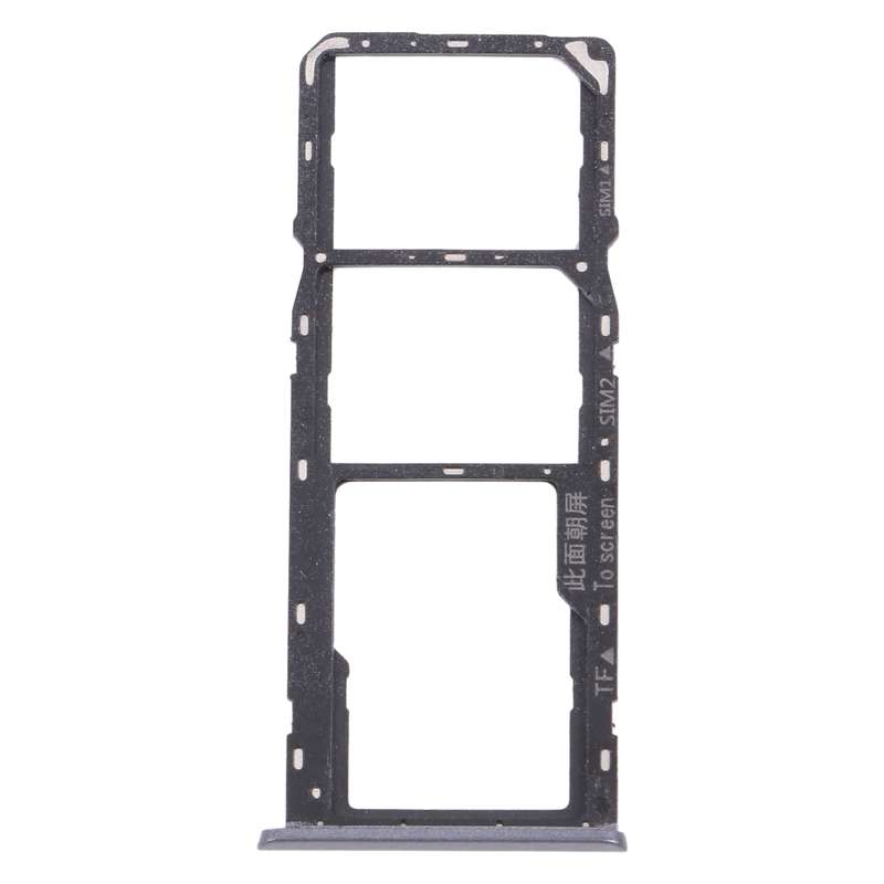 For OPPO Realme 6i (India) RMX2002 SIM Card Tray + SIM Card Tray + Micro SD Card Tray (White)
