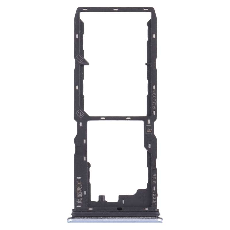 For vivo Y30 (China) / Y20s V2034A SIM Card Tray + SIM Card Tray + Micro SD Card Tray (Blue)