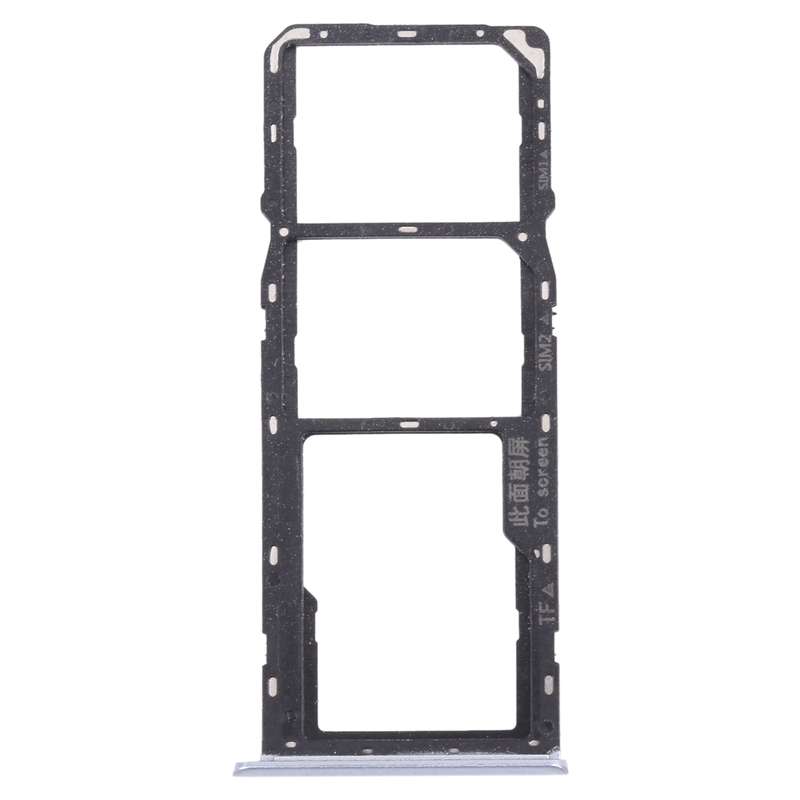 For OPPO Realme C15 RMX2180 SIM Card Tray + SIM Card Tray + Micro SD Card Tray (Blue)