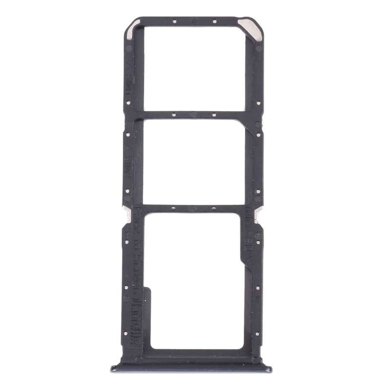For OPPO A74 5G / A54 5G / A93 PCGM00, PEHM00 SIM Card Tray + SIM Card Tray + Micro SD Card Tray(Bl