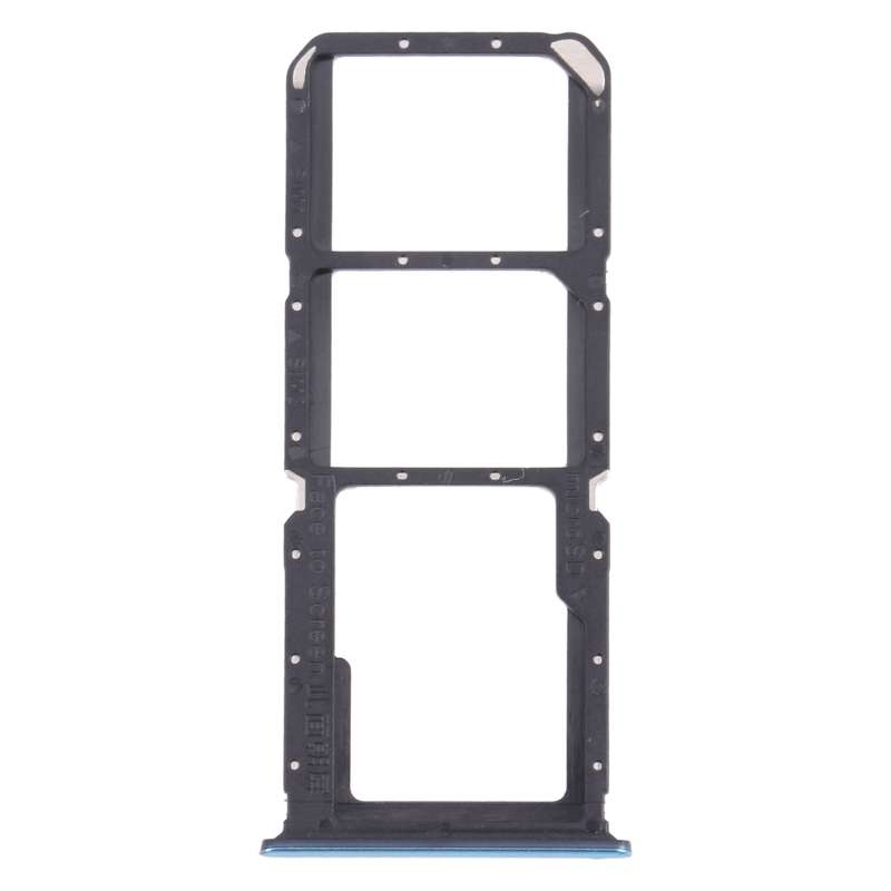 For OPPO A74 5G / A54 5G / A93 PCGM00, PEHM00 SIM Card Tray + SIM Card Tray + Micro SD Card Tray(Bl