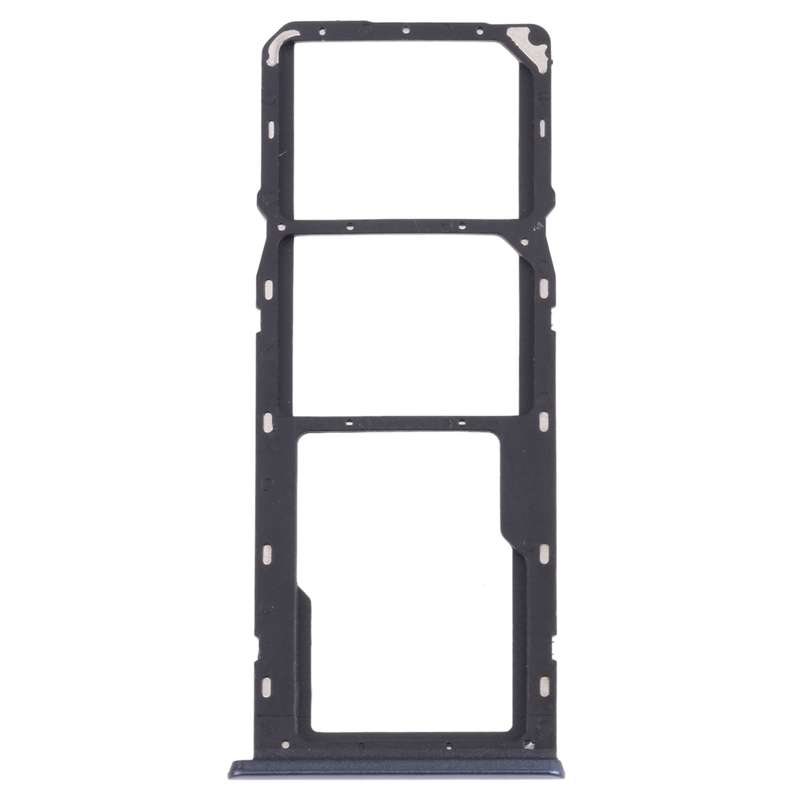 For OPPO A15 CPH2185 SIM Card Tray + SIM Card Tray + Micro SD Card Tray (Blue)