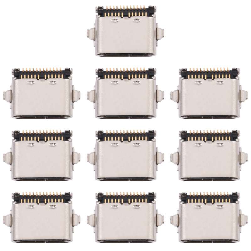 10 PCS Charging Port Connector for Lenovo M10 Plus TB-X606, TB-X606F