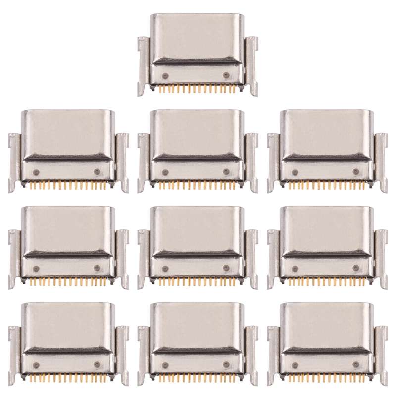 10 PCS Charging Port Connector for LG K50S LMX540HM, LM-X540, LM-X540BMW, LMX540BMW