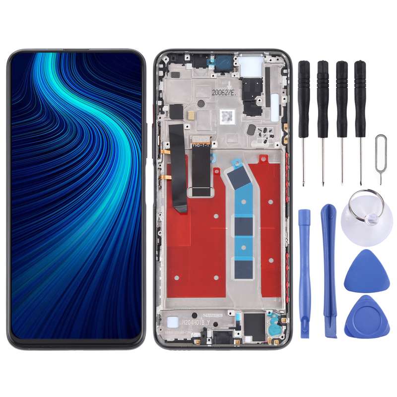 OEM LCD Screen for Honor X10 Pro Digitizer Full Assembly with Frame(Silver)