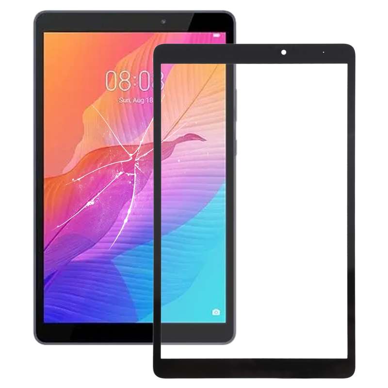 For Huawei MatePad T 8 KOB2-L09, KOB2-W09 Front Screen Outer Glass Lens (Black)