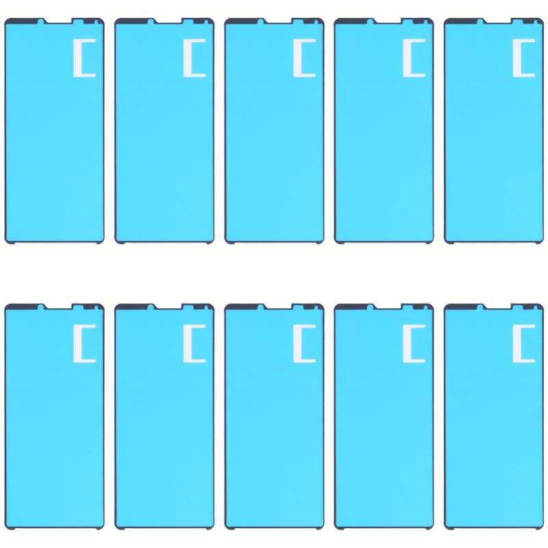 10 PCS Original Front Housing Adhesive for Sony Xperia 10 III / Xperia 10 II