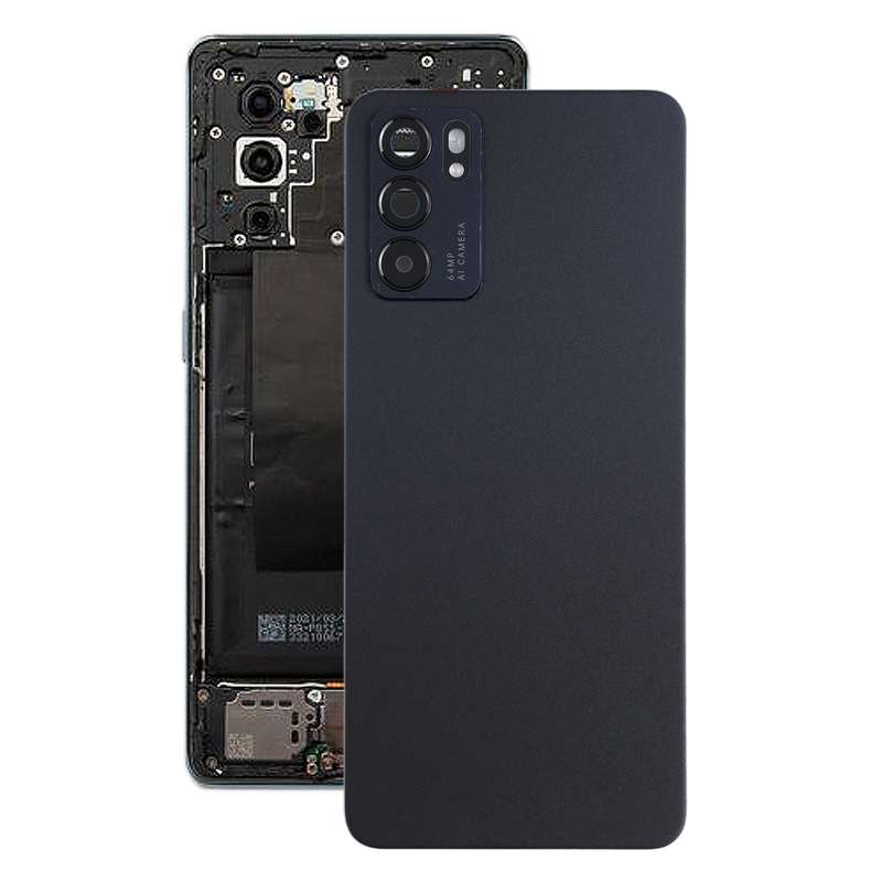 For OPPO Reno6 5G PEQM00, CPH2251 Original Battery Back Cover (Blue)