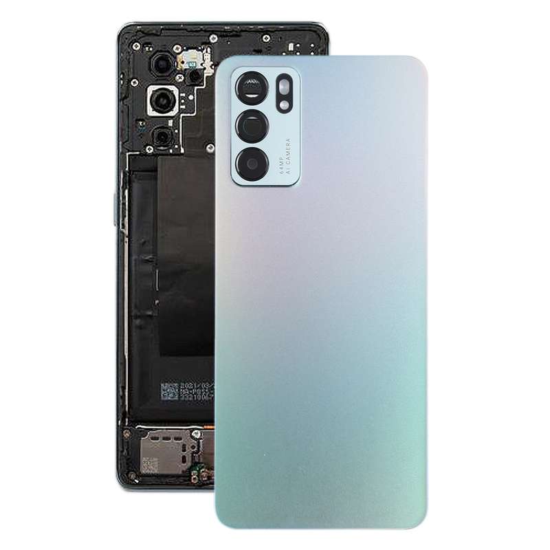 For OPPO Reno6 5G PEQM00, CPH2251 Original Battery Back Cover (Blue)