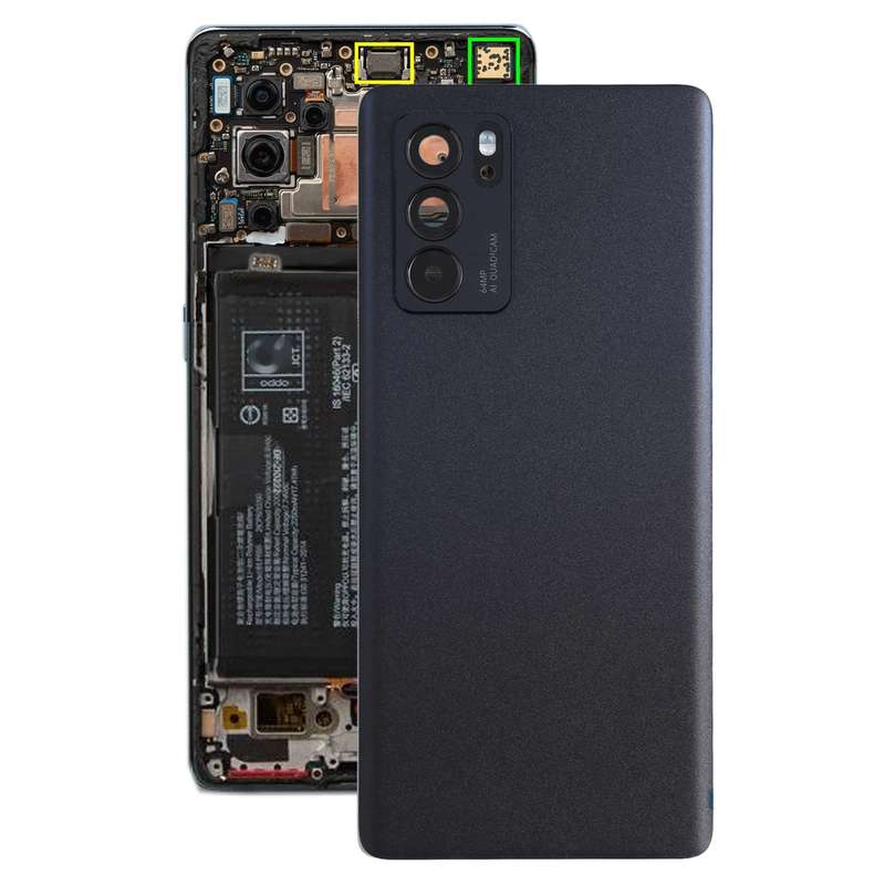 For OPPO Reno6 Pro 5G PEPM00, CPH2249 Original Battery Back Cover (Blue)