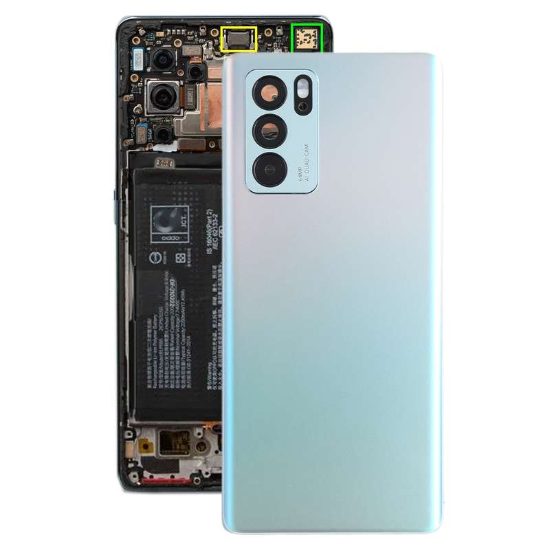 For OPPO Reno6 Pro 5G PEPM00, CPH2249 Original Battery Back Cover (Blue)