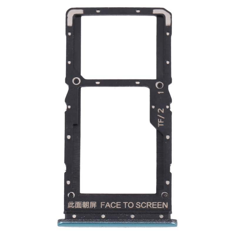 SIM Card Tray + SIM Card Tray / Micro SD Card Tray for Xiaomi Poco X3 GT 21061110AG (Black)