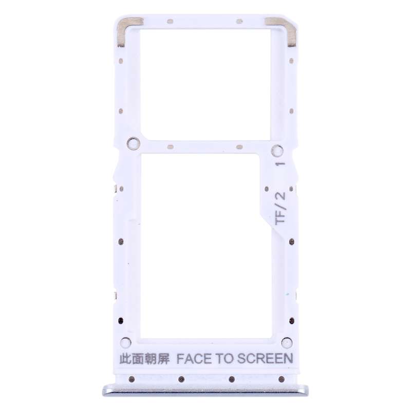 SIM Card Tray + SIM Card Tray / Micro SD Card Tray for Xiaomi Poco X3 GT 21061110AG (Black)