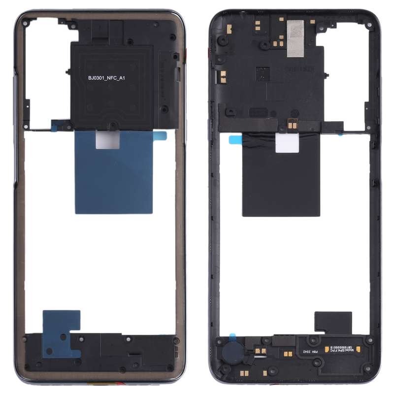 Original Middle Frame Bezel Plate for TCL 20L / 20 Lite T774H, T774B (Black)