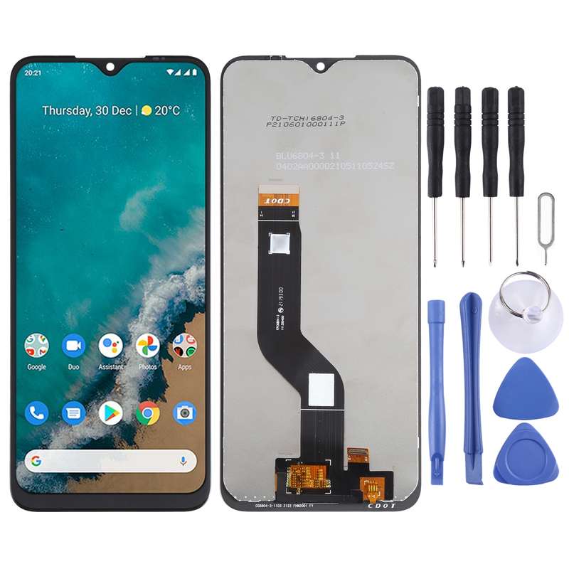 LCD Screen and Digitizer Full Assembly for Nokia G50 TA-1358 TA-1390 TA-1370 TA-1367 TA-1361(Black)