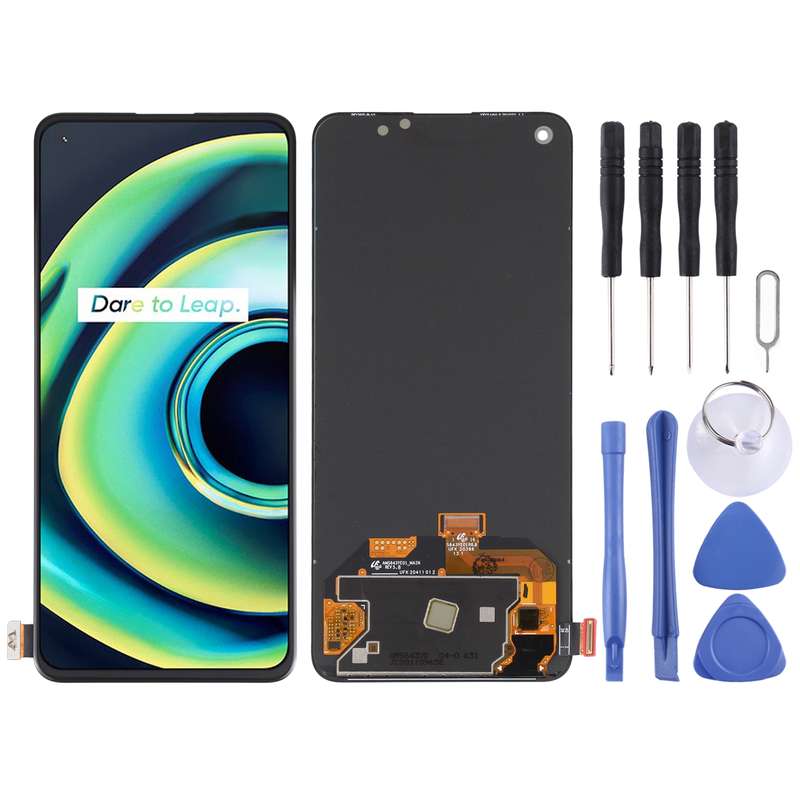 Original Super AMOLED Material LCD Screen and Digitizer Full Assembly for OPPO Realme Q3 Pro 5G / Re