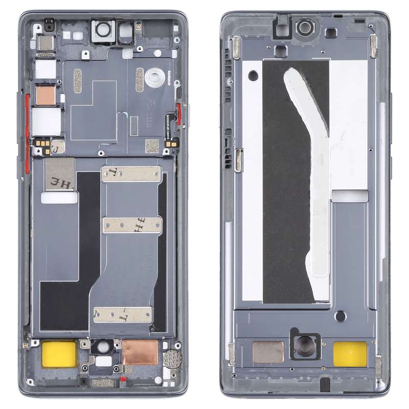 Original Front Housing LCD Frame Bezel Plate for TCL 20 Pro 5G (Blue)