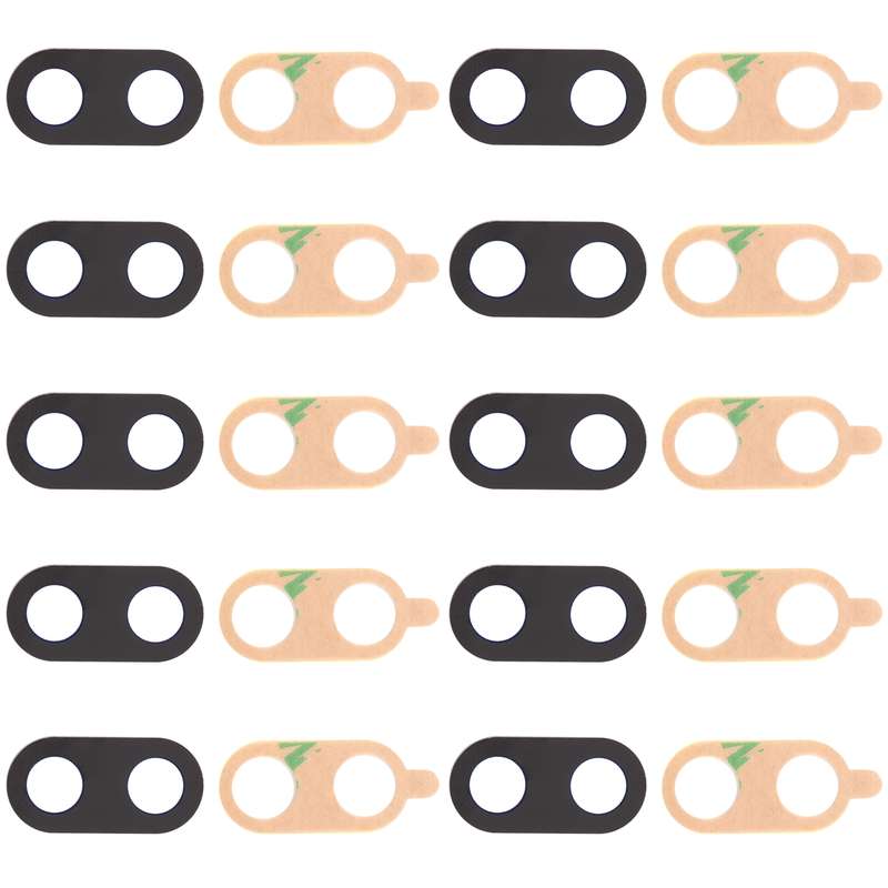 10 PCS Back Camera Lens for Motorola One Hyper(Blue)