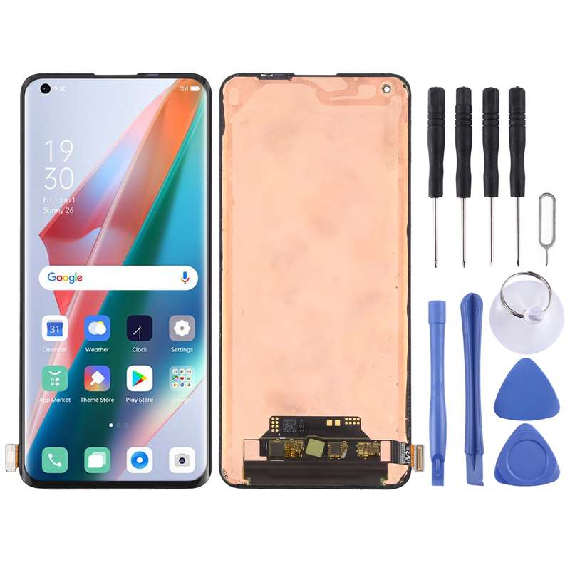 Original Ltpo AMOLED Material LCD Screen and Digitizer Full Assembly for OPPO Find X3 / Find X3 Pro