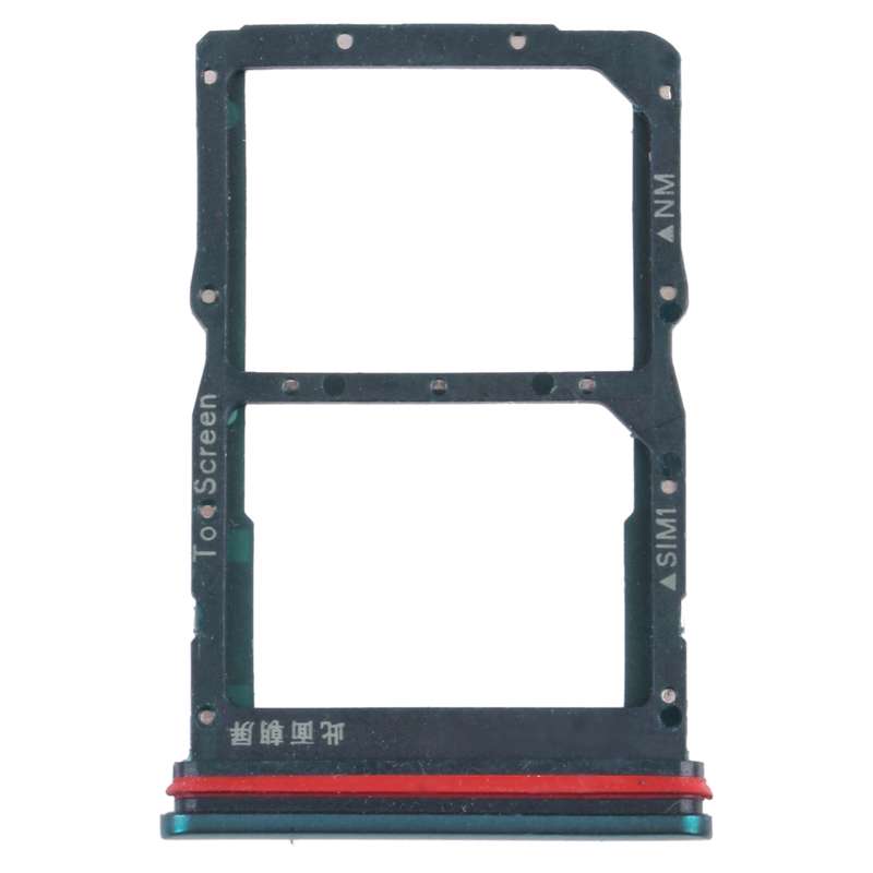 SIM Card Tray + NM Card Tray for Huawei nova 7 SE 5G Youth (Blue)