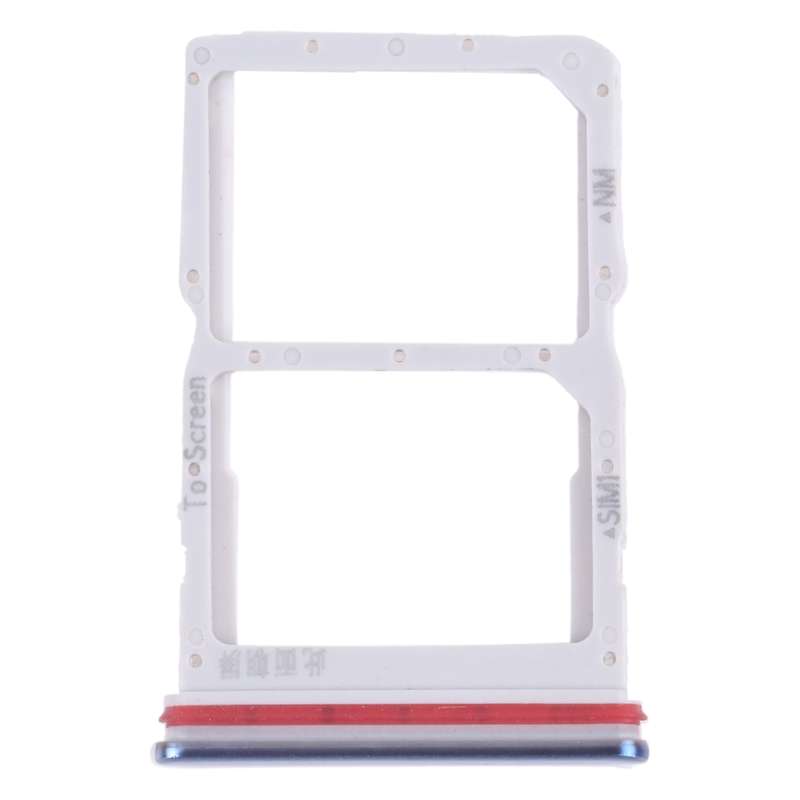 SIM Card Tray + NM Card Tray for Huawei nova 7 SE 5G Youth (Blue)