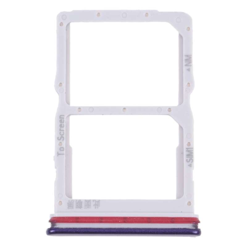 SIM Card Tray + NM Card Tray for Huawei nova 7 SE 5G Youth (Blue)