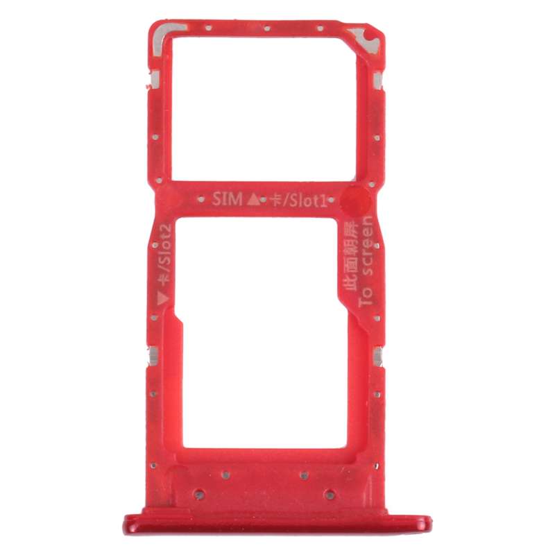 SIM Card Tray + SIM Card Tray / Micro SD Card Tray for Huawei P Smart (2019)(Purple)