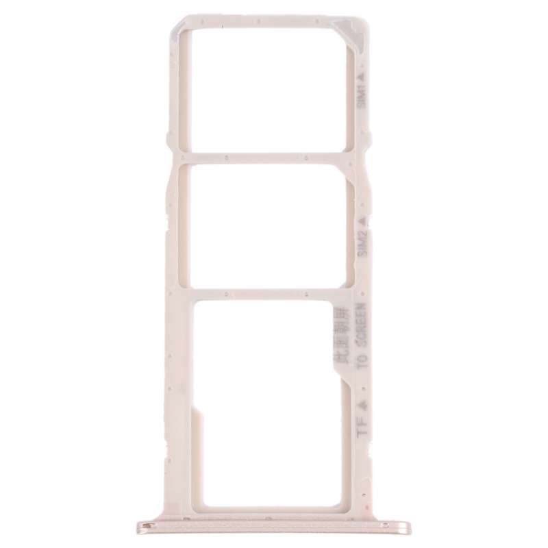 SIM Card Tray + SIM Card Tray + Micro SD Card Tray for Huawei Y5 lite (2018) (Silver)