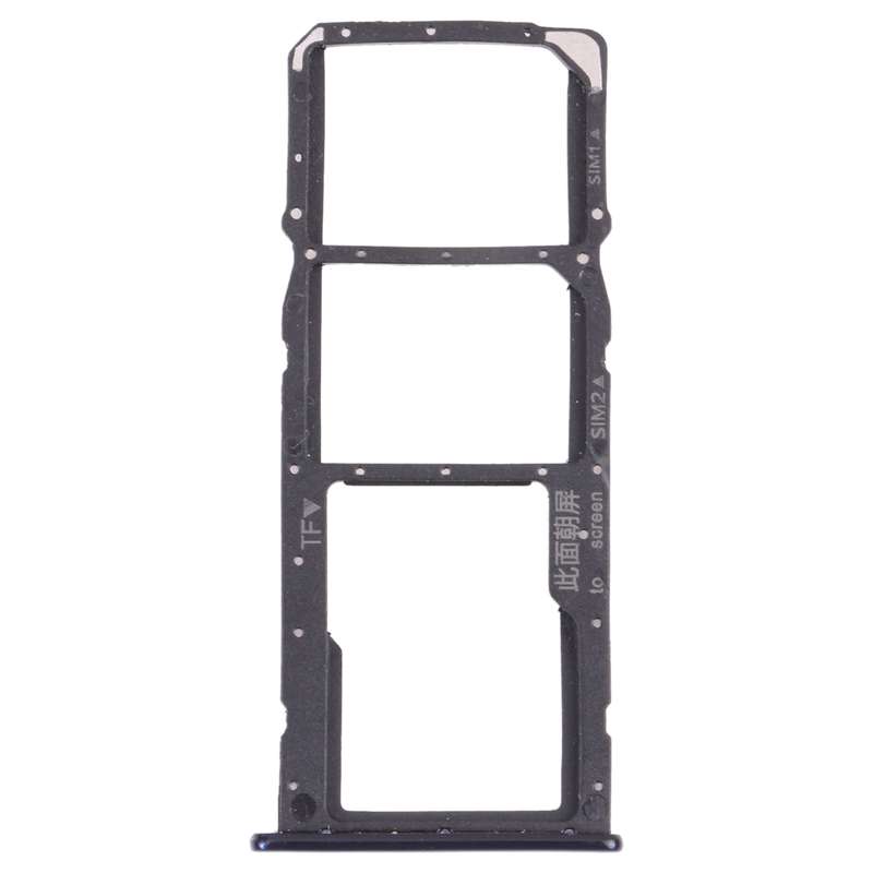 SIM Card Tray + SIM Card Tray + Micro SD Card Tray for Huawei Y7 (2018) (Silver)
