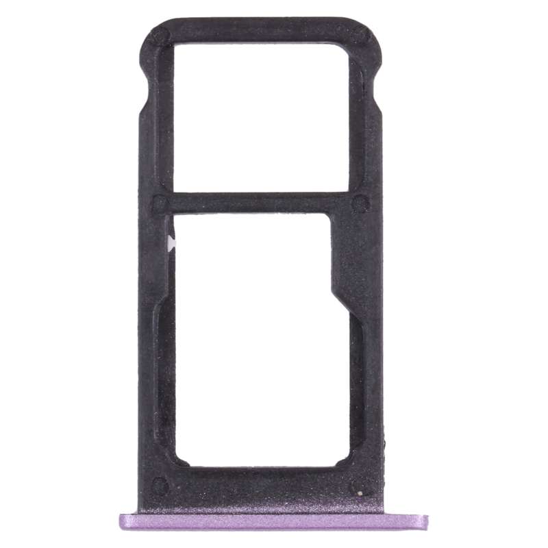 SIM Card Tray + SIM Card Tray / Micro SD Card Tray for Honor Play(Purple)