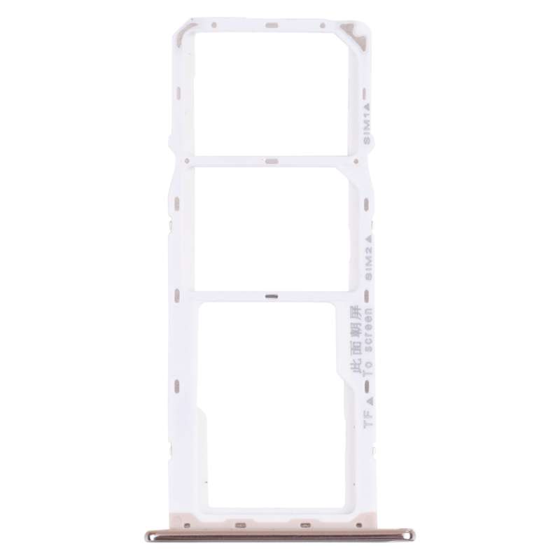 SIM Card Tray + SIM Card Tray + Micro SD Card Tray for Huawei Y6 (2018) (Silver)