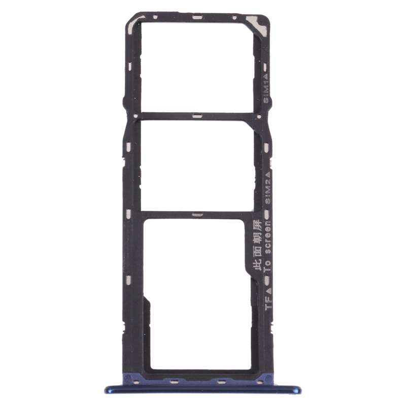 SIM Card Tray + SIM Card Tray + Micro SD Card Tray for Huawei Enjoy 8e (Black)
