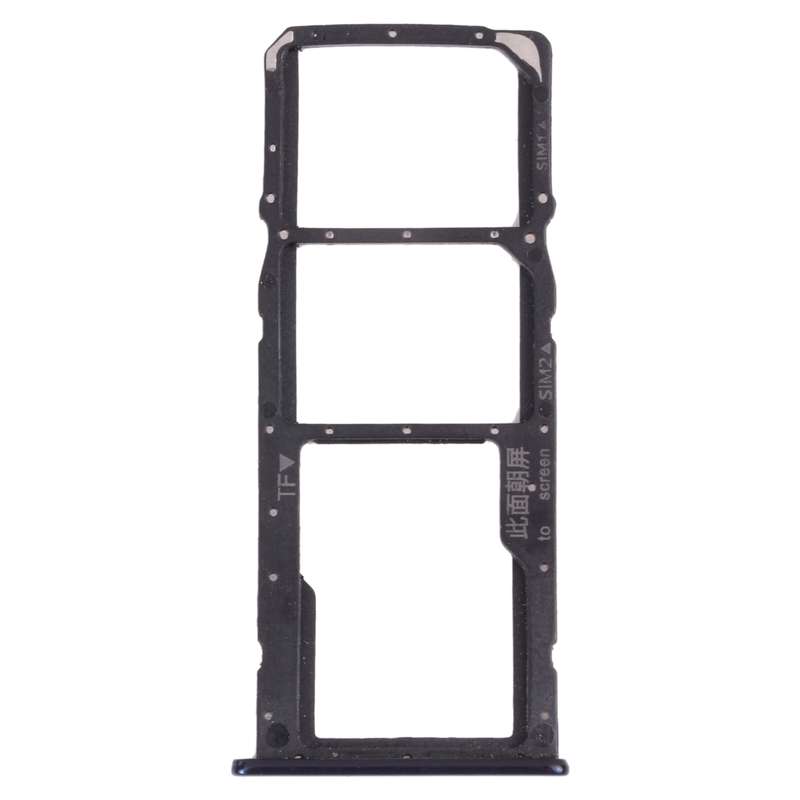 SIM Card Tray + SIM Card Tray + Micro SD Card Tray for Huawei Nova 2 Lite / Y7 Prime (2018) (Black)