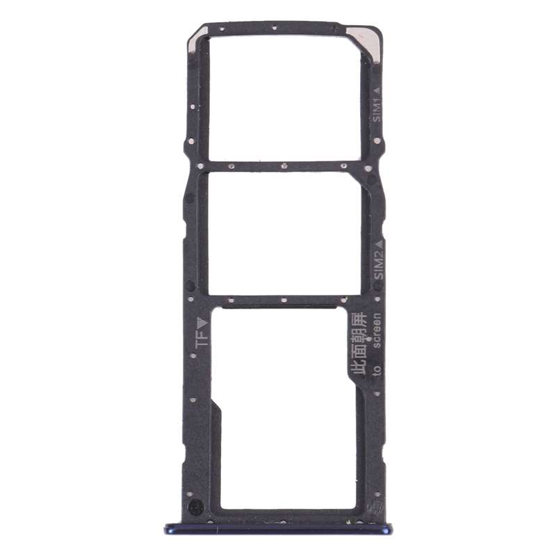 SIM Card Tray + SIM Card Tray + Micro SD Card Tray for Huawei Y7 Pro 2018 (Black)