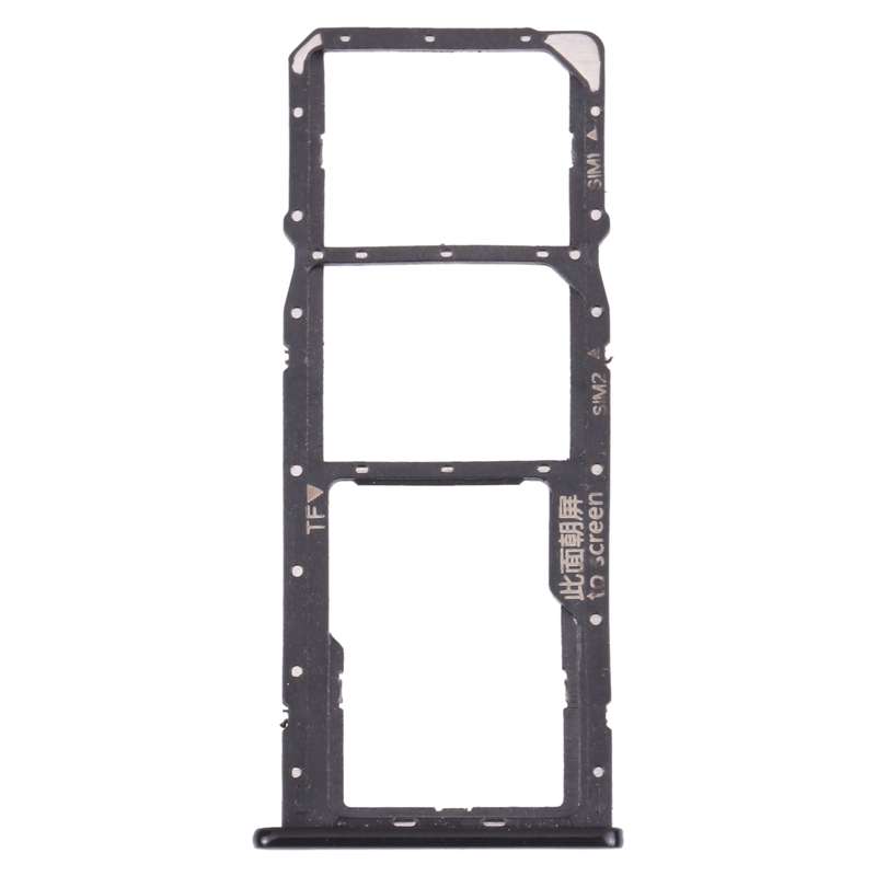 SIM Card Tray + SIM Card Tray + Micro SD Card Tray for Huawei Enjoy 8 (Blue)