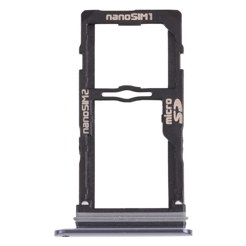 Nano SIM Card Tray + Nano SIM Card Tray / Micro SD Card Tray for LG G8S ThinQ LMG810, LM-G810, LMG81