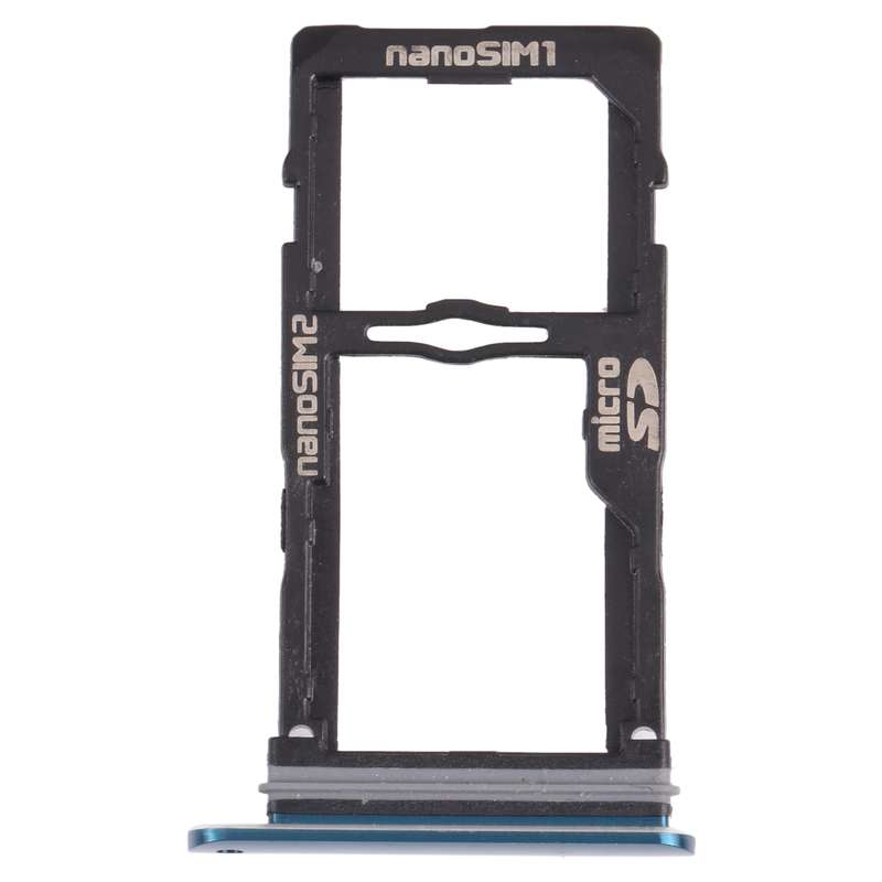 Nano SIM Card Tray + Nano SIM Card Tray / Micro SD Card Tray for LG G8S ThinQ LMG810, LM-G810, LMG81